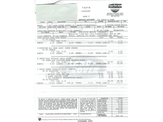 1988 Land Rover Range Rover (CC-2074797) for sale in Beverly Hills, California