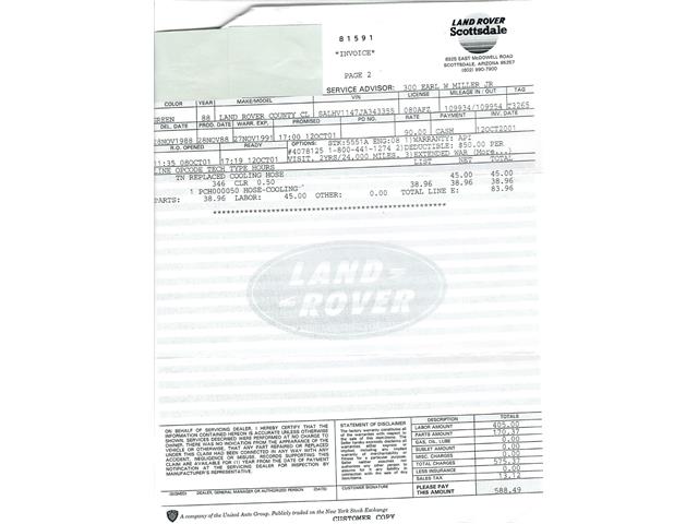 1988 Land Rover Range Rover (CC-2074797) for sale in Beverly Hills, California