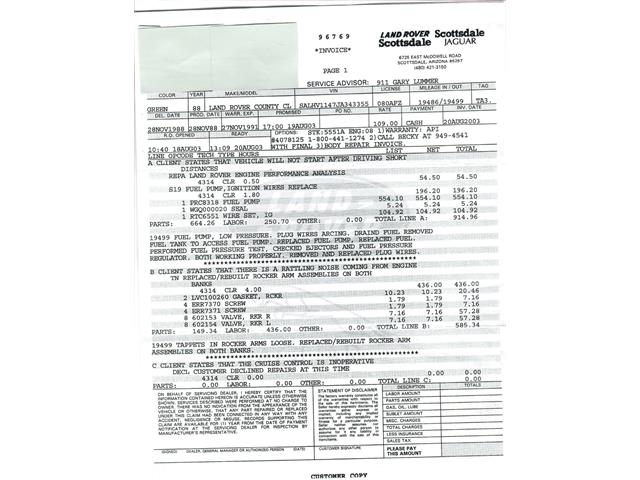 1988 Land Rover Range Rover (CC-2074797) for sale in Beverly Hills, California