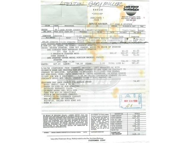1988 Land Rover Range Rover (CC-2074797) for sale in Beverly Hills, California