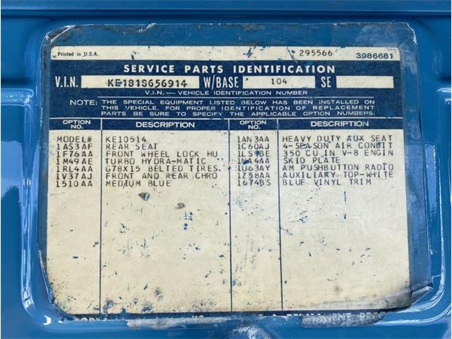 1971 Chevrolet Blazer (CC-2074906) for sale in Lincoln, Nebraska