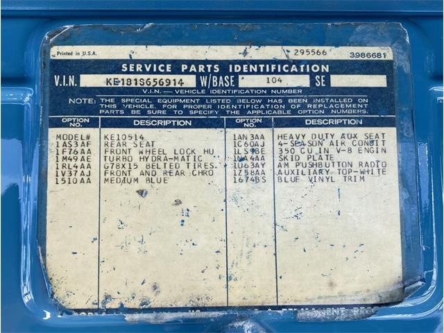 1971 Chevrolet Blazer (CC-2074906) for sale in Lincoln, Nebraska