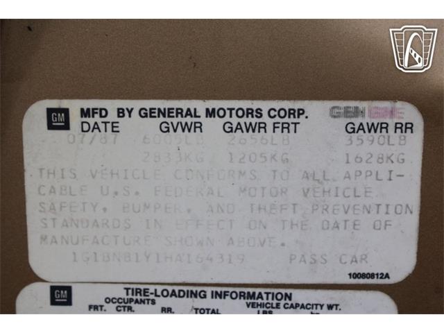 1987 Chevrolet Caprice (CC-2075036) for sale in Crete, Illinois