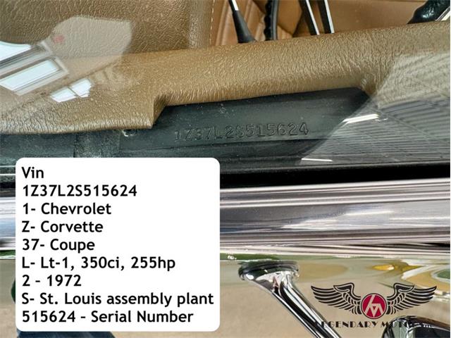 1972 Chevrolet Corvette (CC-2075131) for sale in Rowley, Massachusetts