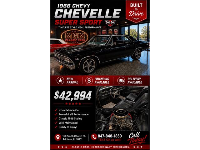 1966 Chevrolet Chevelle (CC-2075196) for sale in Addison, Illinois