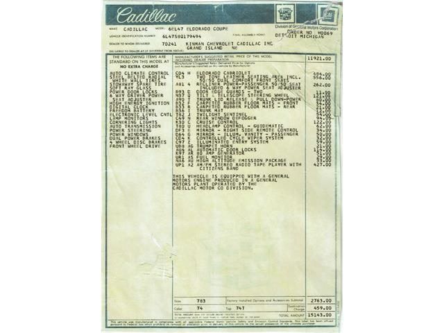 1978 Cadillac Eldorado (CC-2075546) for sale in St. Louis, Missouri