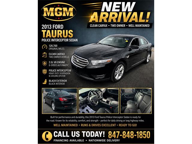 2013 Ford Taurus (CC-2075626) for sale in Addison, Illinois