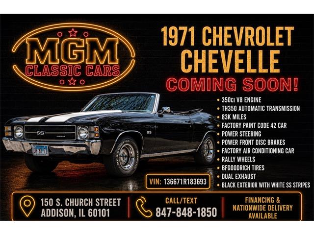 1971 Chevrolet Chevelle (CC-2075627) for sale in Addison, Illinois