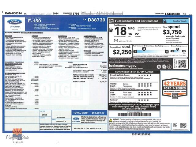 2020 Ford F150 (CC-2075651) for sale in Mesa, Arizona