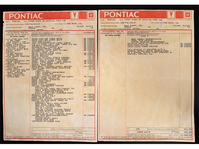 1980 Pontiac Firebird Trans Am (CC-2075997) for sale in Lenexa, Kansas