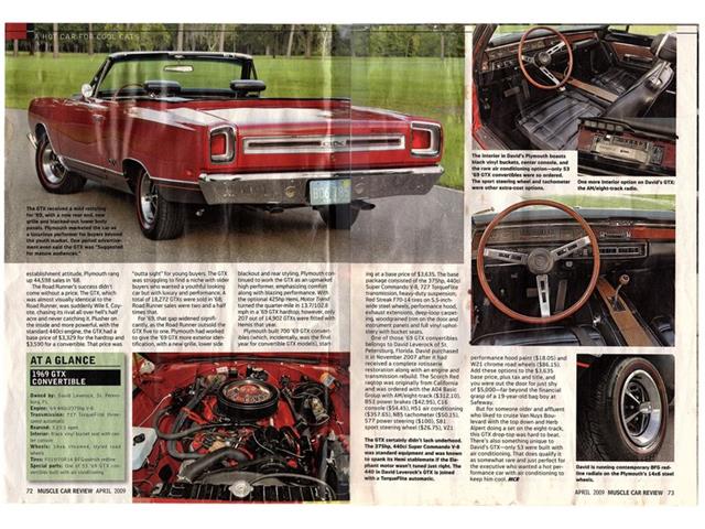 1969 Plymouth GTX (CC-2076119) for sale in Volo, Illinois