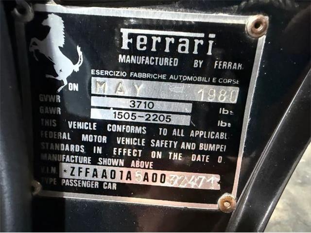1980 Ferrari 308 (CC-2076143) for sale in Cadillac, Michigan