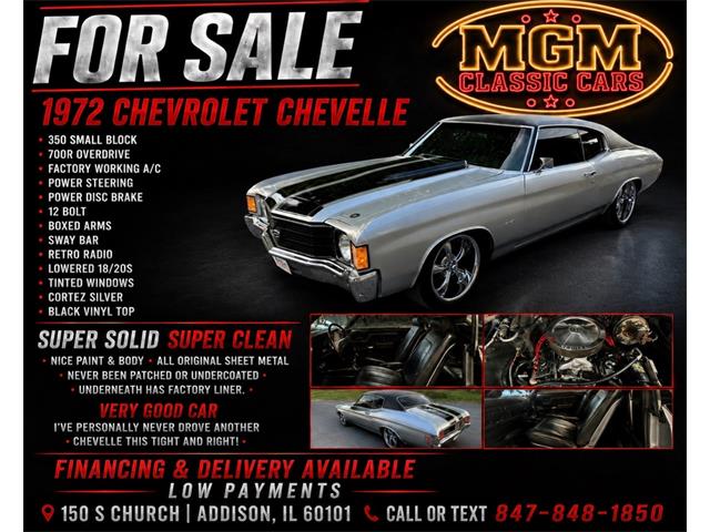 1972 Chevrolet Chevelle (CC-2076154) for sale in Addison, Illinois