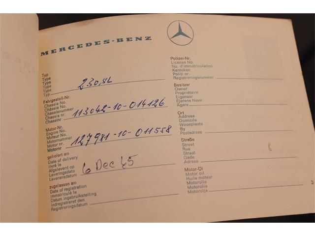 1966 Mercedes-Benz 230SL (CC-2076337) for sale in Elyria, Ohio