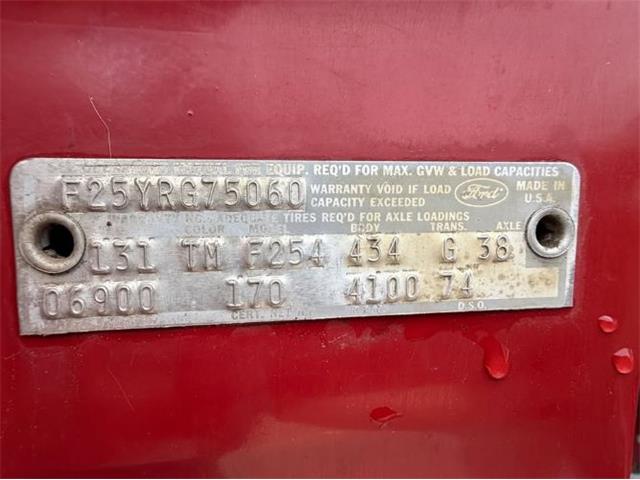 1970 Ford F250 (CC-2076424) for sale in Cadillac, Michigan