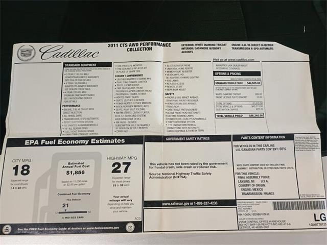 2011 Cadillac CTS (CC-2076464) for sale in Boca Raton, Florida
