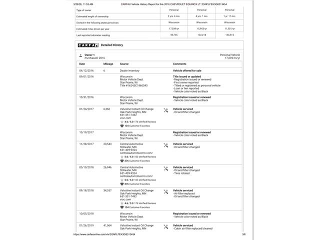 2016 Chevrolet Equinox (CC-2076489) for sale in Ramsey, Minnesota