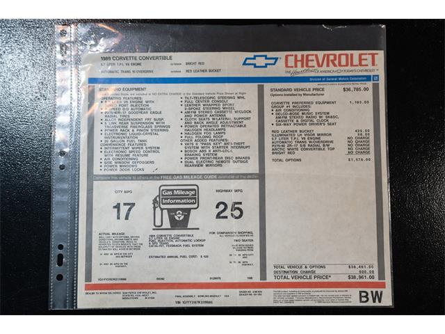 1989 Chevrolet Corvette (CC-2076579) for sale in Ocala, Florida