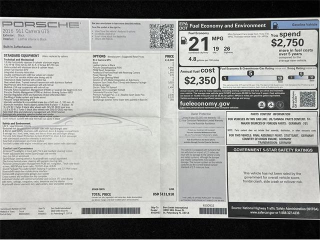 2016 Porsche 911 (CC-2076880) for sale in Huntington Station, New York