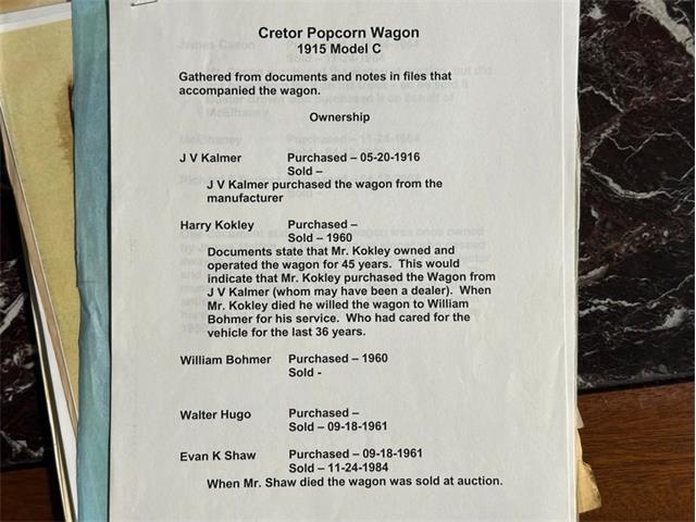 1916 Cretors Model C (CC-2077081) for sale in St. Louis, Missouri