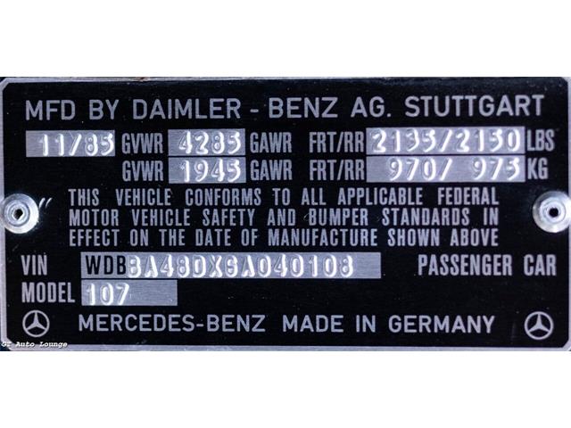 1986 Mercedes-Benz 560SL (CC-2077205) for sale in Rancho Cordova, California