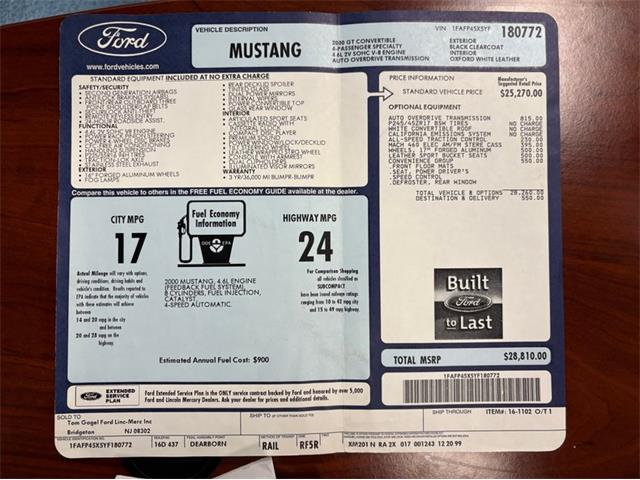 2000 Ford Mustang (CC-2077281) for sale in Lutz, Florida