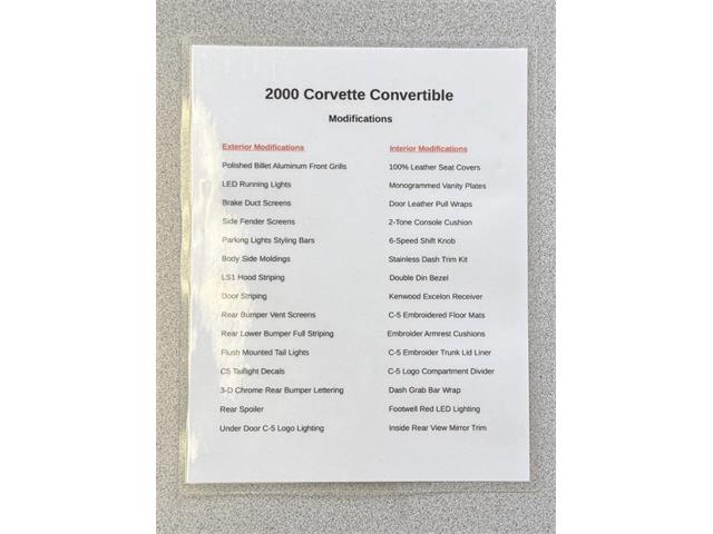2000 Chevrolet Corvette (CC-2077432) for sale in Sanborn, Iowa