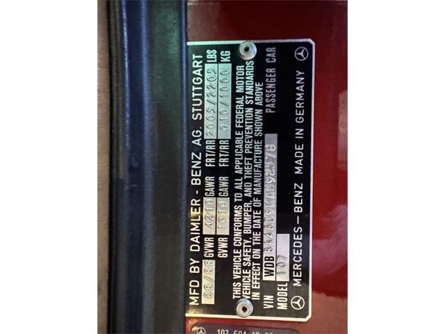1989 Mercedes-Benz 560SL (CC-2077482) for sale in Poway, California