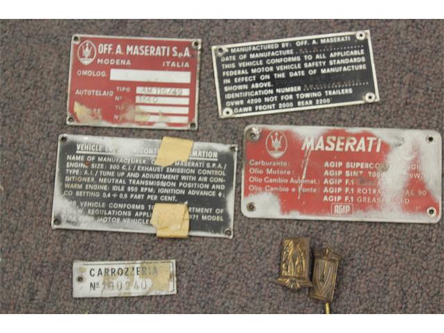 1972 Maserati Indy (CC-2077760) for sale in Elyria, Ohio