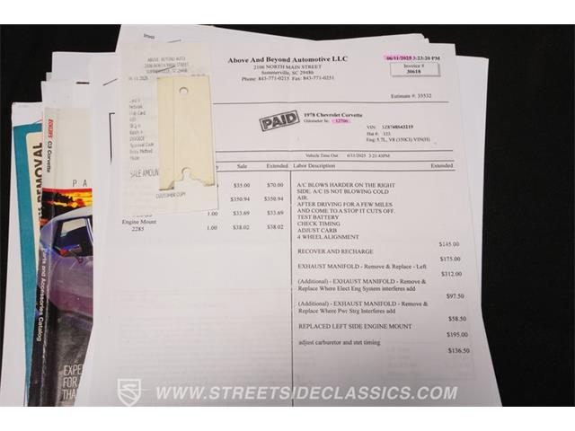 1978 Chevrolet Corvette (CC-2077810) for sale in Concord, North Carolina