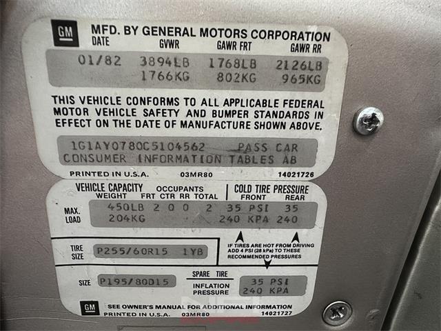 1982 Chevrolet Corvette (CC-2077899) for sale in North East, Pennsylvania
