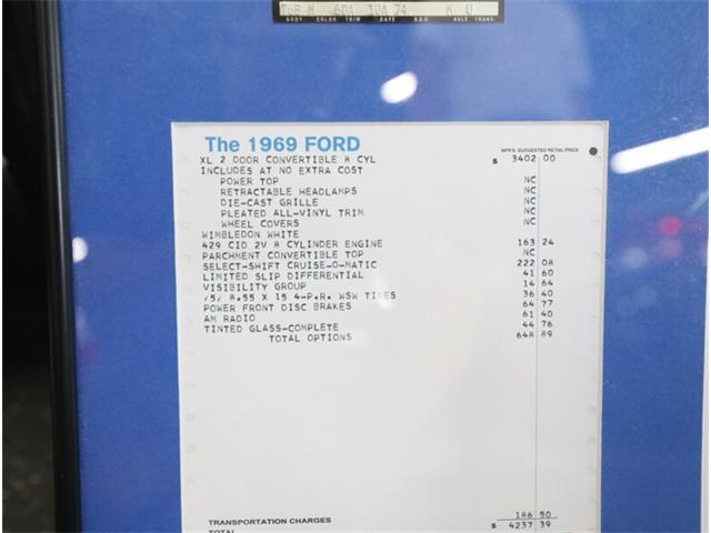1969 Ford Fairlane 500 XL (CC-2077959) for sale in Addison, Illinois