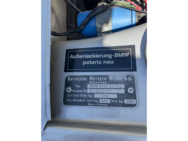 1972 BMW 2002TII (CC-2078031) for sale in San Francisco, California