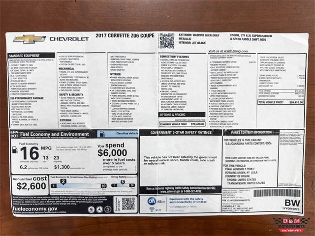 2017 Chevrolet Corvette (CC-2078046) for sale in Glen Ellyn, Illinois