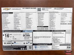 2017 Chevrolet Corvette (CC-2078046) for sale in Glen Ellyn, Illinois