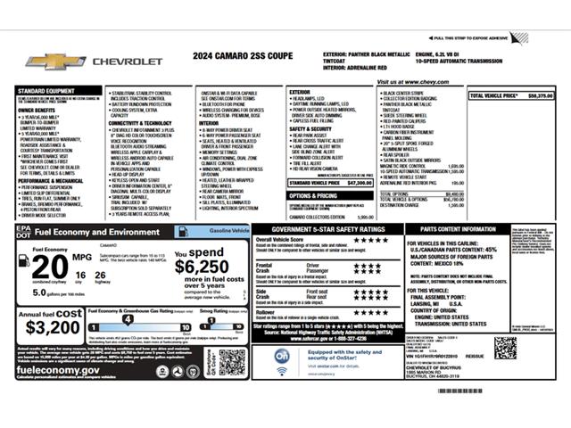 2024 Chevrolet Camaro (CC-2078150) for sale in Depew, New York