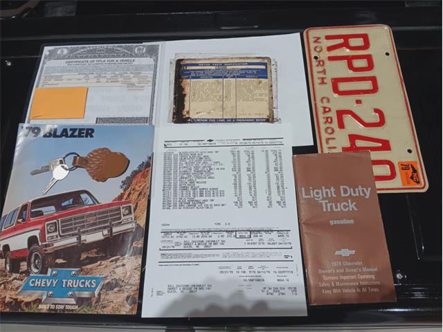 1979 Chevrolet Blazer (CC-2078195) for sale in Greensboro, North Carolina