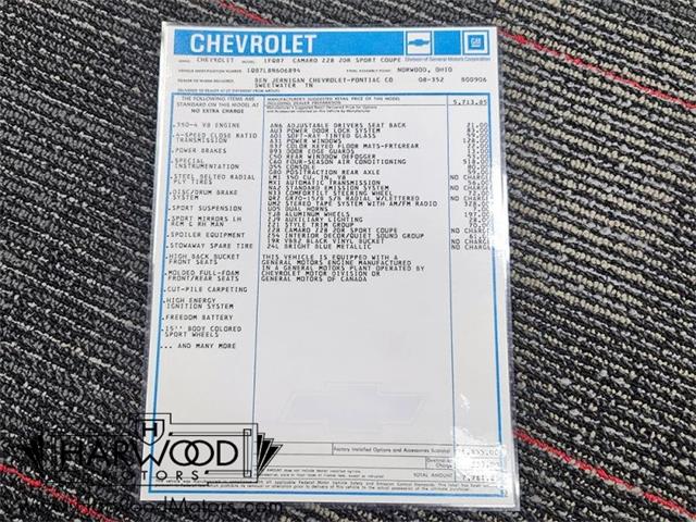 1978 Chevrolet Camaro (CC-2070082) for sale in Cleveland, Ohio