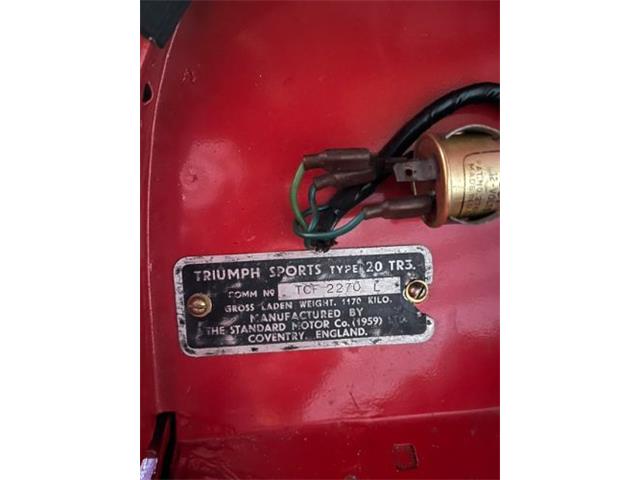 1963 Triumph TR3B (CC-2078509) for sale in Cadillac, Michigan