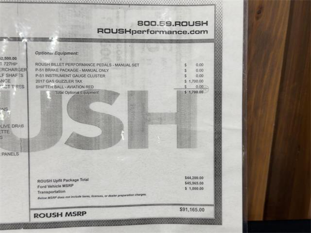 2017 Ford Mustang (Roush) (CC-2070873) for sale in Wooster, Ohio