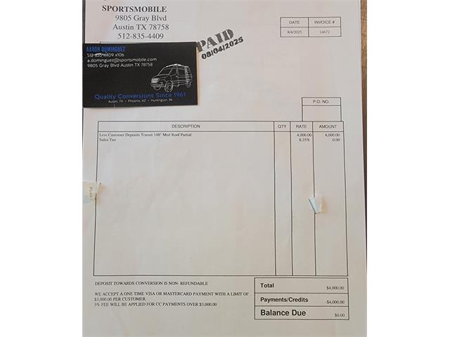 2025 Ford Transit (CC-2078893) for sale in CONROE, Texas