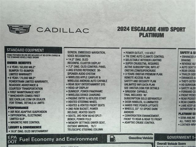 2024 Cadillac Escalade (CC-2078950) for sale in Shelby Township, Michigan