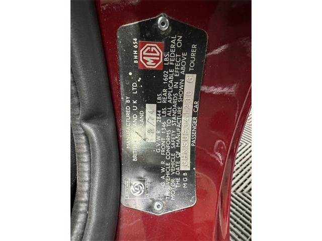 1974 MG MGB (CC-2079264) for sale in Santa Ana, California