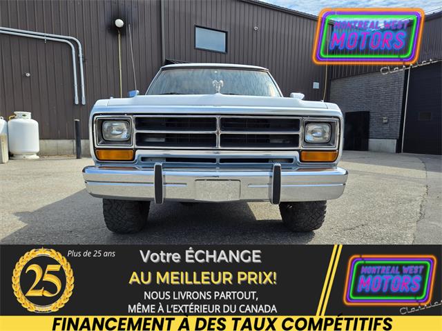 1988 Dodge Ramcharger (CC-2079289) for sale in Vaudreuil-Dorion, Quebec