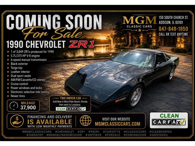 1990 Chevrolet Corvette (CC-2079413) for sale in Addison, Illinois