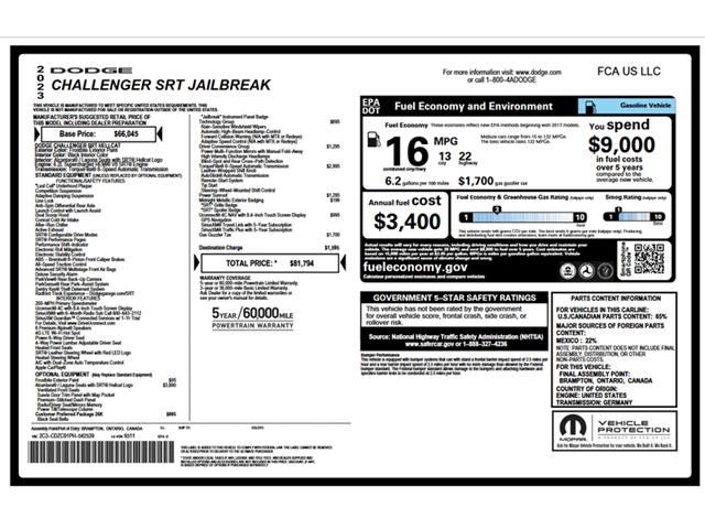 2023 Dodge Challenger (CC-2079415) for sale in Depew, New York