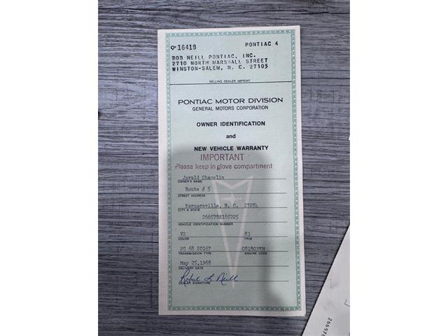 1968 Pontiac Grand Prix (CC-2079425) for sale in Greensboro, North Carolina