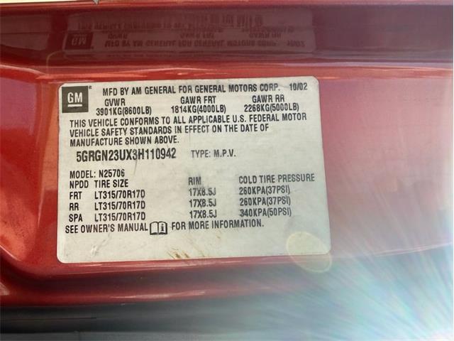2003 Hummer H2 (CC-2079437) for sale in Greensboro, North Carolina