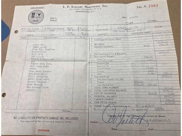 1969 Plymouth Road Runner (CC-2079556) for sale in Clarksburg, Maryland