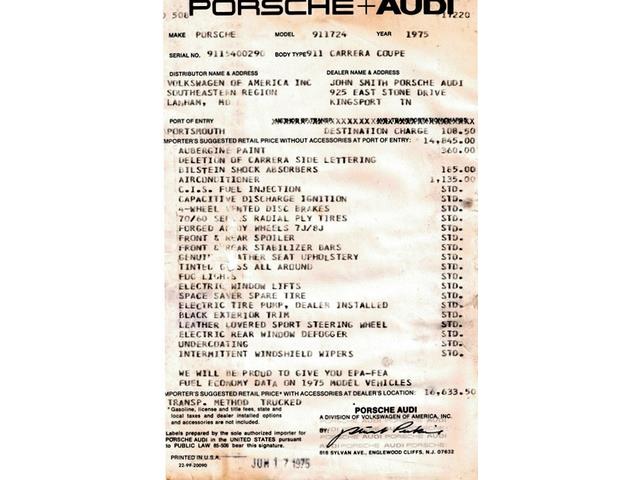 1975 Porsche 911 (CC-2079599) for sale in Pleasanton, California